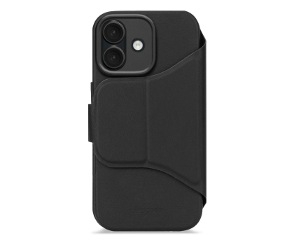 Etui / obudowa na smartfona Decoded Textured Silicone Detachable Wallet, iPhone 17, Black